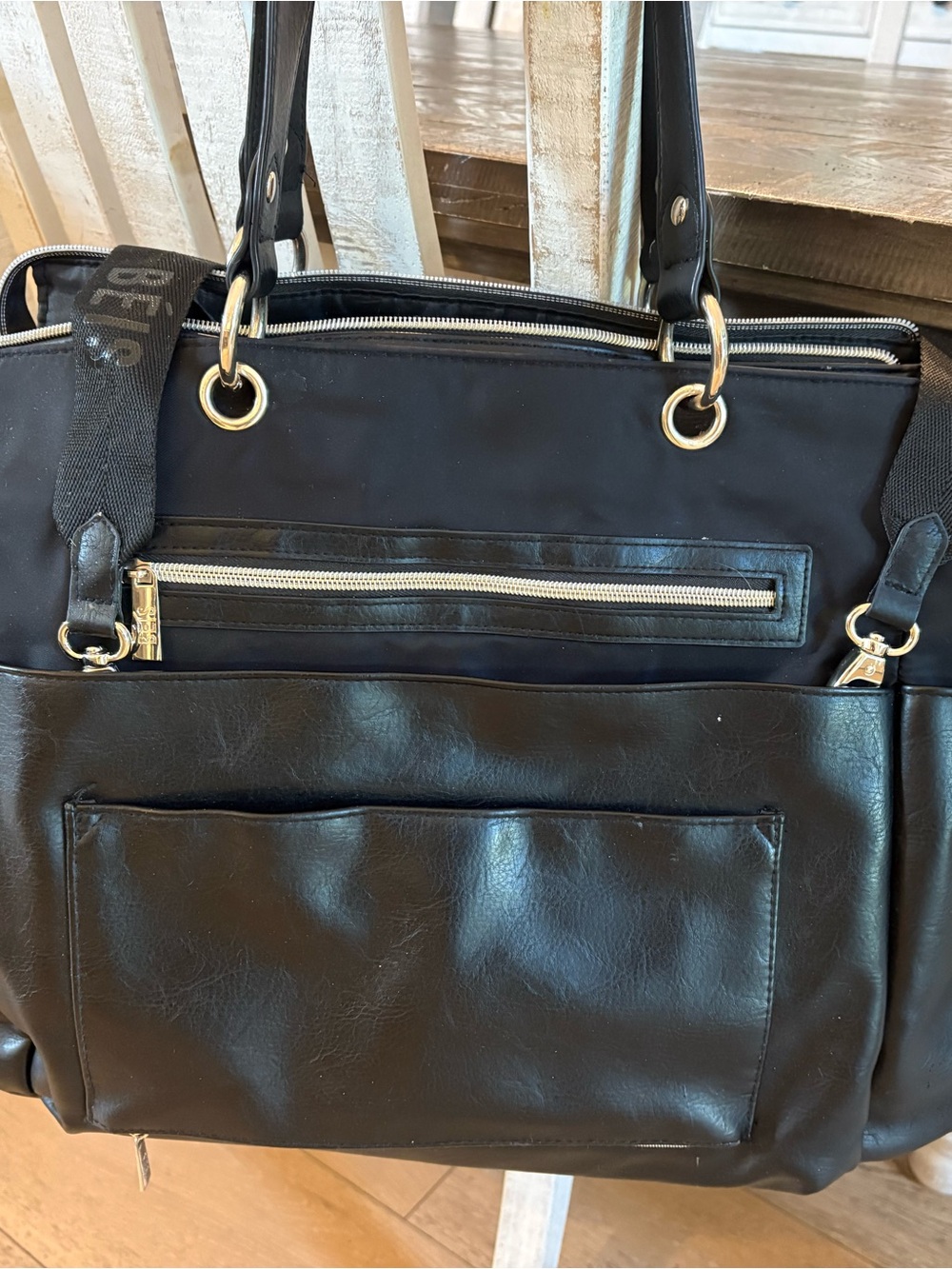BEIS Black Diaper Bag